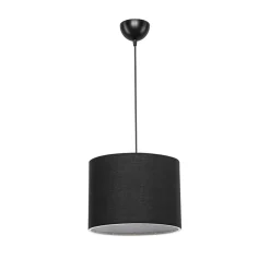 Garnero Arredamenti Lampadario 22x60cm da soffitto moderno nero Frabosa Hot