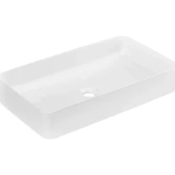 Garnero Arredamenti Lavabo bagno da appoggio 61x34cm ceramica Obscur Bianco Discount
