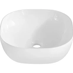 Garnero Arredamenti Lavabo bagno da appoggio 41x41cm ceramica bianco Bloom New
