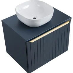 Garnero Arredamenti Lavabo bagno da appoggio 41x41cm ceramica bianco Bloom New