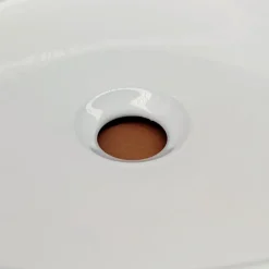 Garnero Arredamenti Lavabo bagno da appoggio rotondo Ø36cm in ceramica bianco lucido Linkuva Hot