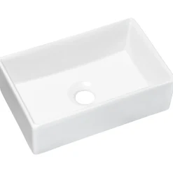Garnero Arredamenti Lavabo bagno da appoggio 35x22cm ceramica bianco Puky Best