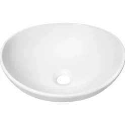 Garnero Arredamenti Lavabo bagno da appoggio 41x33cm ceramica bianco Shell Sale