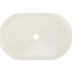 Garnero Arredamenti Lavabo bagno da appoggio 55x35cm ceramica avorio Longy Sale
