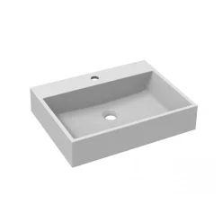 Garnero Arredamenti Lavabo bagno da appoggio 55x42cm bianco Soap Clearance