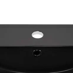 Garnero Arredamenti Lavabo bagno da incasso 81x46cm ceramica nera Maverick Sale