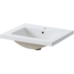 Garnero Arredamenti Lavabo bagno da incasso 61x46cm ceramica bianco Ambrogio Best