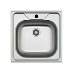 Garnero Arredamenti Lavello da incasso 48x48cm a pozzetto 1 vasca acciaio inox Prokit Online