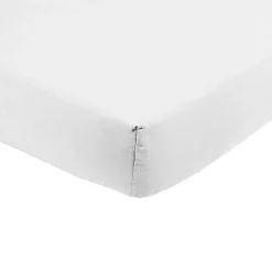 Garnero Arredamenti Lenzuolo francese con angoli in cotone bio 140x200cm bianco Rolla Sale