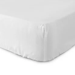 Garnero Arredamenti Lenzuolo matrimoniale in cotone con elastico 180x200cm bianco Meier Sale