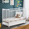 Garnero Arredamenti Lettino con materasso bambini neonati culla cassetto 65x124cm bianco Destiny Discount