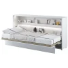 Garnero Arredamenti Letto a scomparsa orizzontale 90x200 cm singolo bianco Camelio New