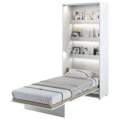 Garnero Arredamenti Letto a scomparsa verticale 90x200 cm singolo bianco Camelio Discount
