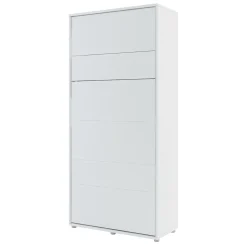 Garnero Arredamenti Letto a scomparsa verticale 120x200 cm una piazza e mezza bianco Camelio Clearance