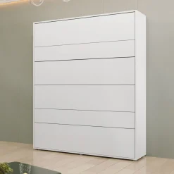 Garnero Arredamenti Letto a scomparsa verticale 180x200 cm matrimoniale oversize bianco Camelio New