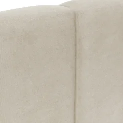 Garnero Arredamenti Letto alla francese 140x200 cm con rete contenitore imbottito beige Cometa Tessuto Paros Beige