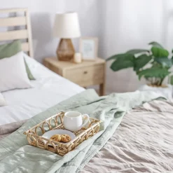 Garnero Arredamenti Letto matrimoniale contenitore 160x200cm rovere Noor New