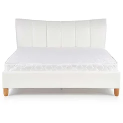 Garnero Arredamenti Letto matrimoniale in ecopelle 160x200cm Cabras Gihome® Bianco Discount