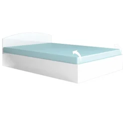 Garnero Arredamenti Letto matrimoniale 160x200cm standard Roma-Sorrento Bianco Lucido Sale