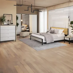 Garnero Arredamenti Letto oversize contenitore 180x200cm con LED e presa USB-C grigio nero rovere Luna Outlet