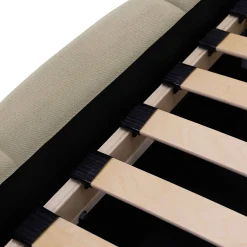 Garnero Arredamenti Letto oversize 180x200cm con rete contenitore imbottito beige Aluna Tessuto Paros Beige Online