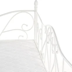 Garnero Arredamenti Letto singolo 90x200cm moderno con testiera bianco Azahara Bianco Opaco Sale