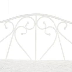 Garnero Arredamenti Letto singolo 90x200cm moderno con testiera bianco Azahara Bianco Opaco Sale