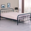 Garnero Arredamenti Letto una piazza e mezza moderno 120x200cm nero Stella Best