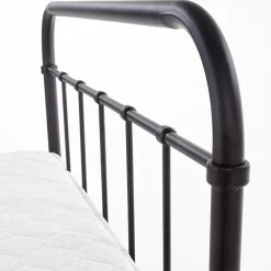 Garnero Arredamenti Letto una piazza e mezza moderno 120x200cm nero Stella Best