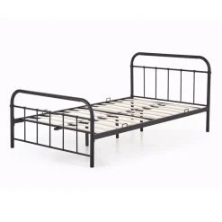 Garnero Arredamenti Letto una piazza e mezza moderno 120x200cm nero Stella Best