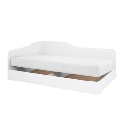 Garnero Arredamenti Letto 82x190cm singolo contenitore Alex Gihome® Bianco Opaco Outlet