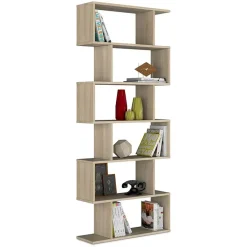 Garnero Arredamenti Libreria 80x192h cm design moderno chiaro Zaira Rovere Online