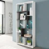 Garnero Arredamenti Libreria 80x180h cm multiposizione moderna bianco opaco ossido Texas Best