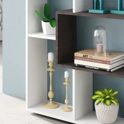 Garnero Arredamenti Libreria 80x180h cm multiposizione moderna bianco opaco ossido Texas Best