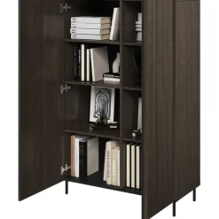 Garnero Arredamenti Madia alta 92x144h cm 2 ante wengè Blackwood Sale