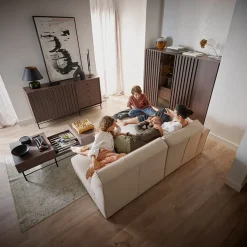 Garnero Arredamenti Madia alta 92x144h cm 2 ante wengè Blackwood Sale