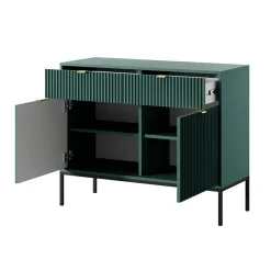 Garnero Arredamenti Madia 104x83h cm 2 ante 2 cassetti moderna design Alisa Verde New