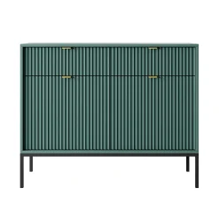 Garnero Arredamenti Madia 104x83h cm 2 ante 2 cassetti moderna design Alisa Verde New