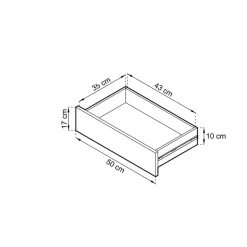 Garnero Arredamenti Madia 153x89h cm 2 ante con cassetti moderna soggiorno noce Erin Best