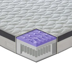 Garnero Arredamenti Materasso 120x190cm una piazza e mezza memory con molle Premium Discount