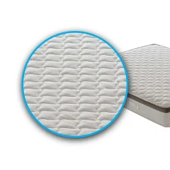 Garnero Arredamenti Materasso 120x190cm una piazza e mezza memory con molle Dolce Sonno Hot