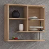 Garnero Arredamenti Mensola 80x76h cm da parete soggiorno rovere chiaro Sharon Online