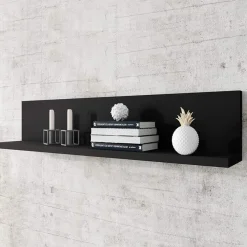 Garnero Arredamenti Mensola 150x32h cm per parete attrezzata Megan Gihome® Nero Opaco Online