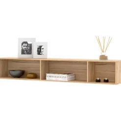 Garnero Arredamenti Mensola 145x24h cm rovere nero Alabaster New