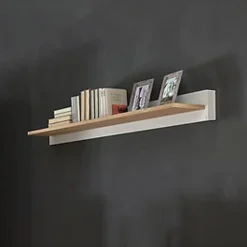 Garnero Arredamenti Mensola 143x17h cm soggiorno bianco frassinato rovere Lars Online