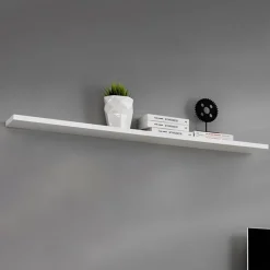 Garnero Arredamenti Mensola 120x2h cm soggiorno bianca Geo Discount