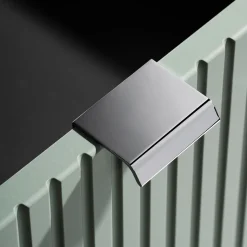 Garnero Arredamenti Mobile bagno sospeso cannettato 140cm 4 cassetti verde salvia rovere Greeny Best