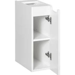 Garnero Arredamenti Mobile bagno sospeso cannettato 80cm bianco rovere Cleany Online
