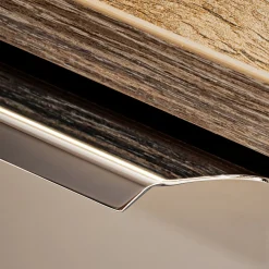 Garnero Arredamenti Mobile bagno sospeso 120cm 2 cassettoni e 2 cassetti attrezzati grigio quercia Serif Online