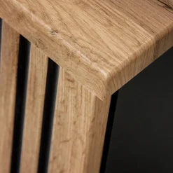 Garnero Arredamenti Mobile bagno sospeso 120cm 4 cassetti cannettato quercia antracite Limpid Sale